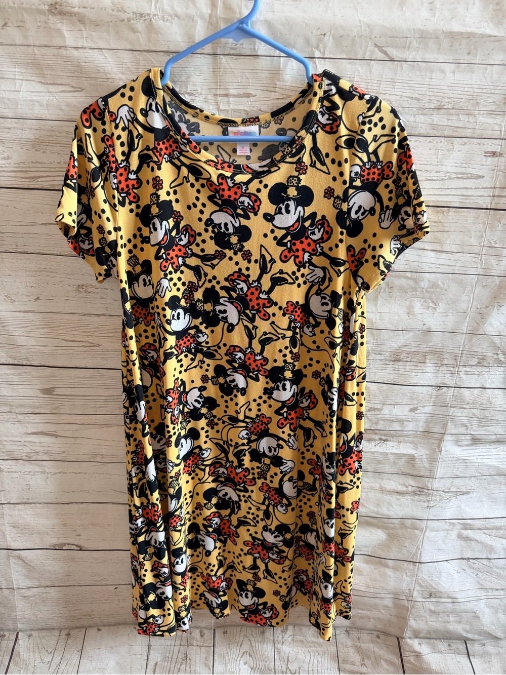 Minnie Mouse Print Tshirt Dress